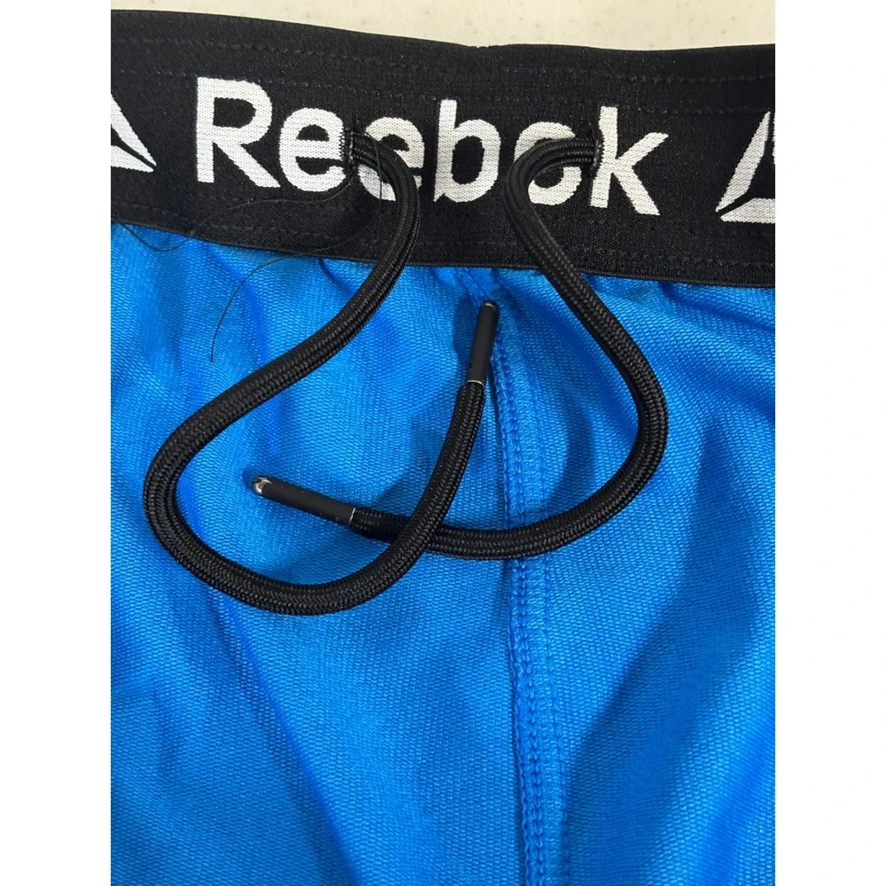 Reebok Mens Blue Athletic Training Shorts Zipper‎ Pockets 3XL REM213SH36